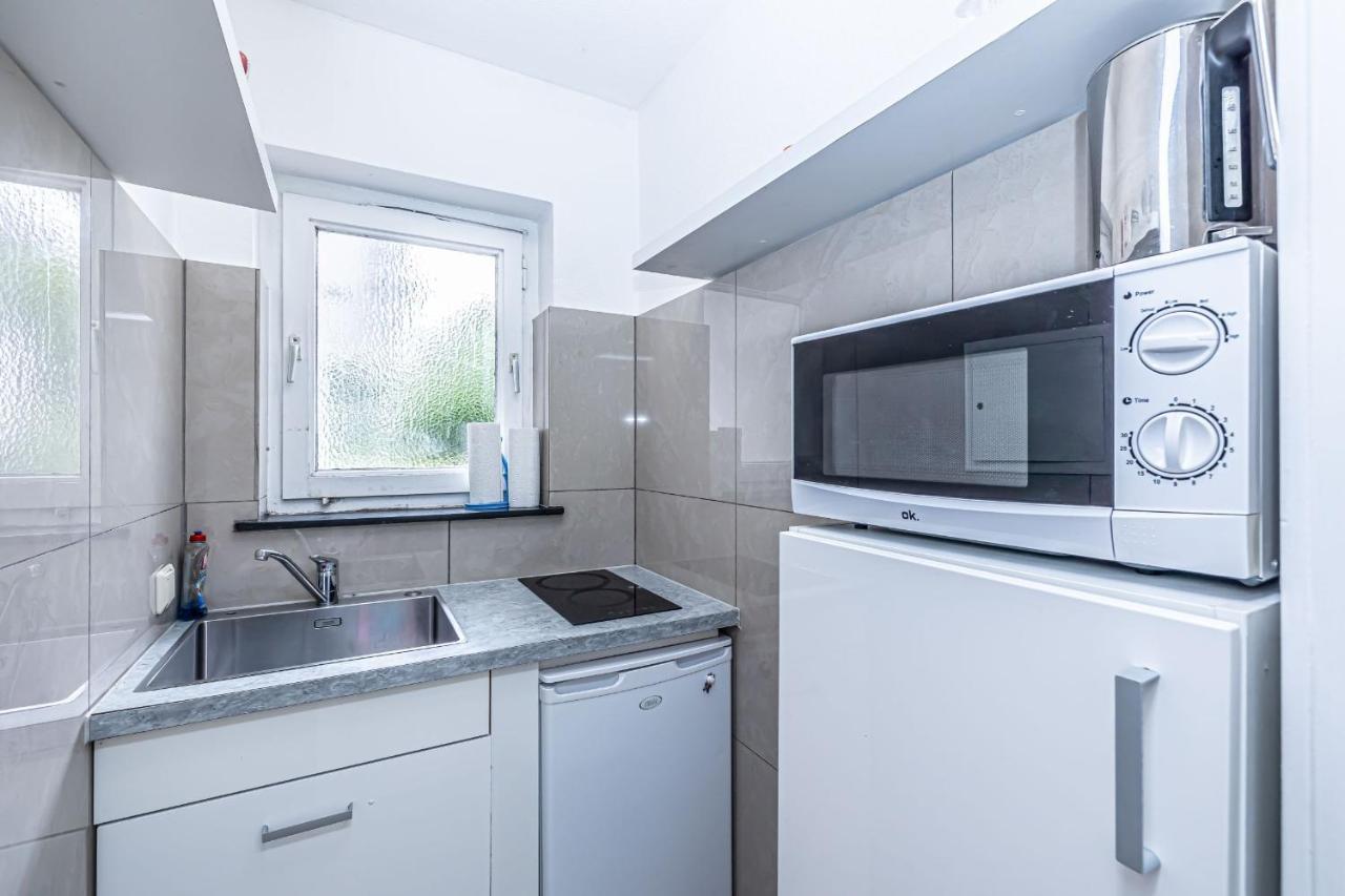 Eindecker - Studioapartment Im Erdgeschoss Mit Gartenmitbenutzung فلنسبورغ المظهر الخارجي الصورة